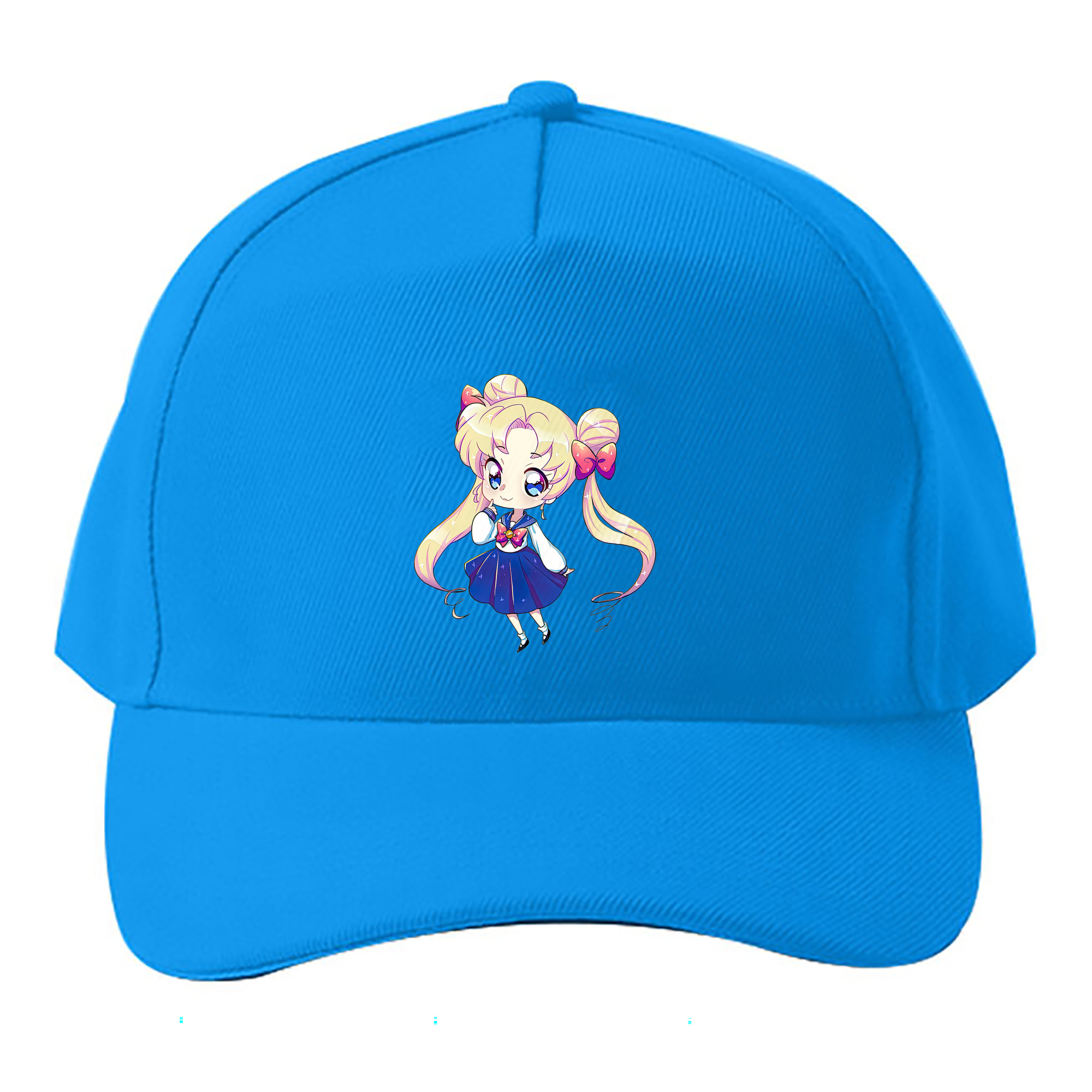 （画像用） 美少女戦士セーラームーン 月野 うさぎ つきの うさぎ Sailor Moon Tsukino Usagi ベースボールキャップ 綿100％ 男女兼用 帽子 スポーツ